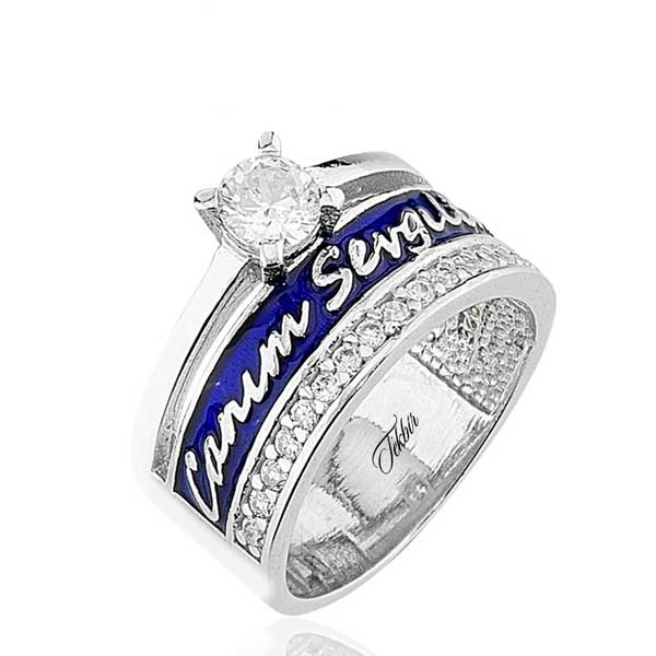 canım sevgilim yazılı yüzük modelleri