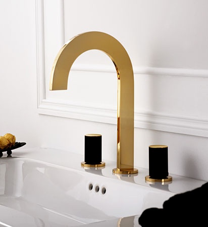 altın kaplama dekoratif musluklar