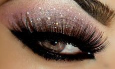 Muhteşem Simli Göz Makyaj Fikirleri