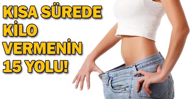 Kısa sürede 5 kilo vermek