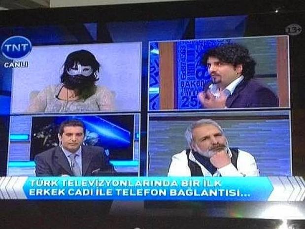Bir erkek cadı tv programına katılırsa