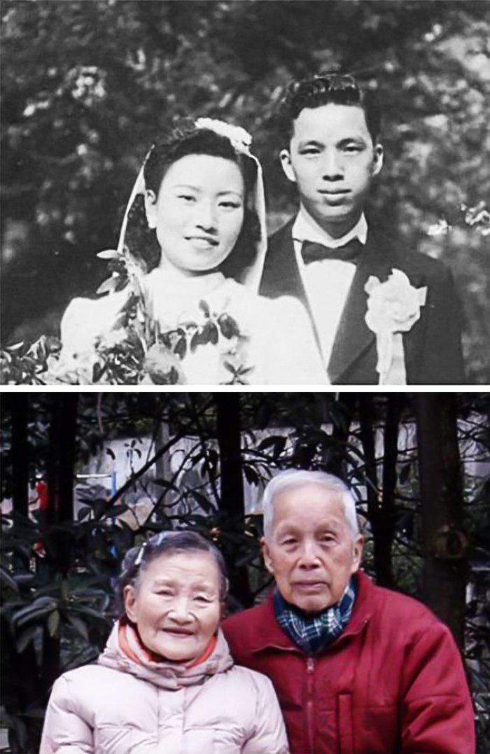 4 Evliliklerini 70 yıl sonra tazeleyen çift