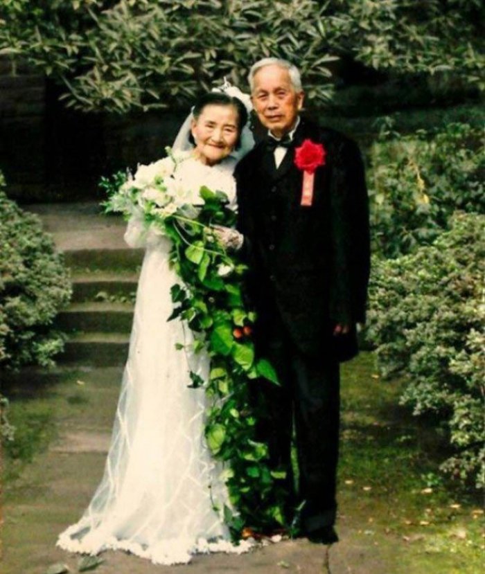 8 Çinli çiftin 70. evlilik yıl dönümü